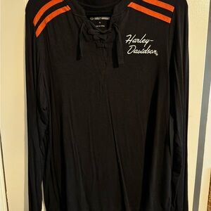 Harley-Davidson Black Shirt with embroidered Logo